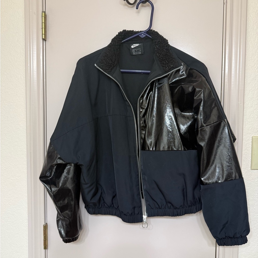 Nike Iron Clash Color block Black and Metallic Jacket
